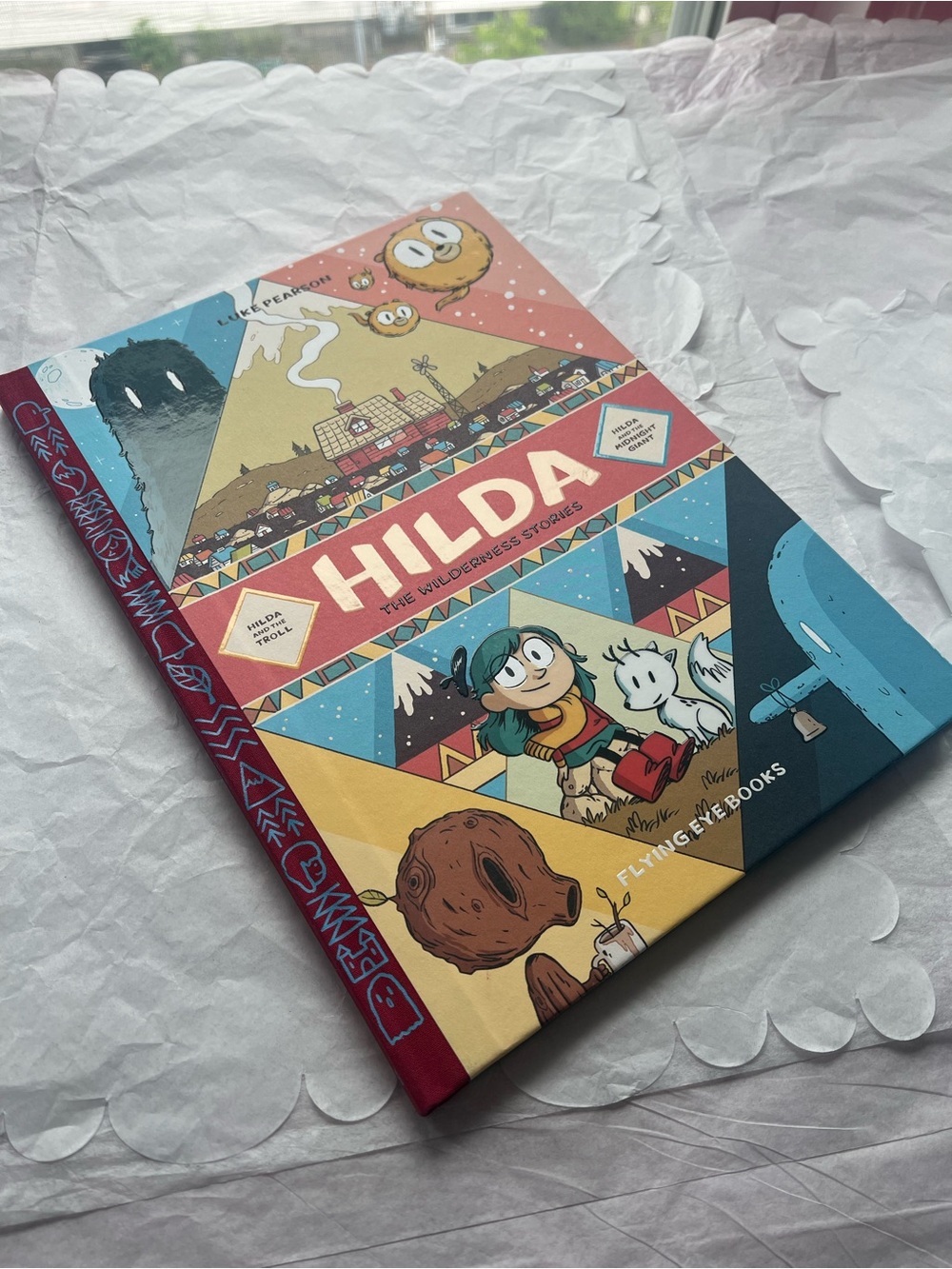NWT Hilda: The Wilderness Stories Hardcover Book - Multicolor